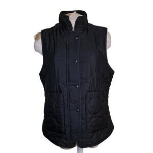 Croft & Barrow Quilted Vest Black  
 Size M‎ NWT